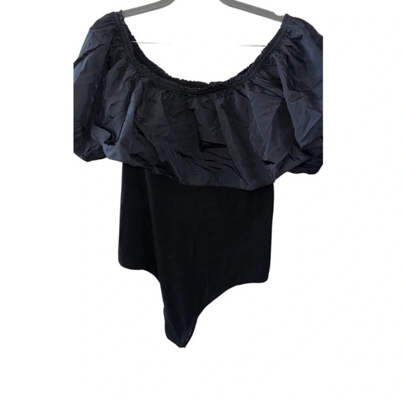 Free People Poof Goes my Heart Ruffle Bodysuit - Picture 5 of 9